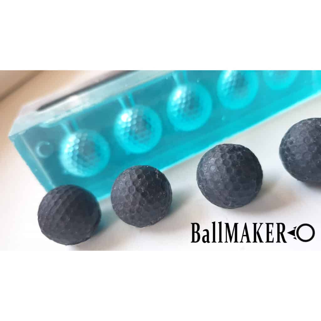 Homemade balls from hot glue for airguns