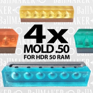 4x mold set for caliber 50 HDR 50 RAM revolver